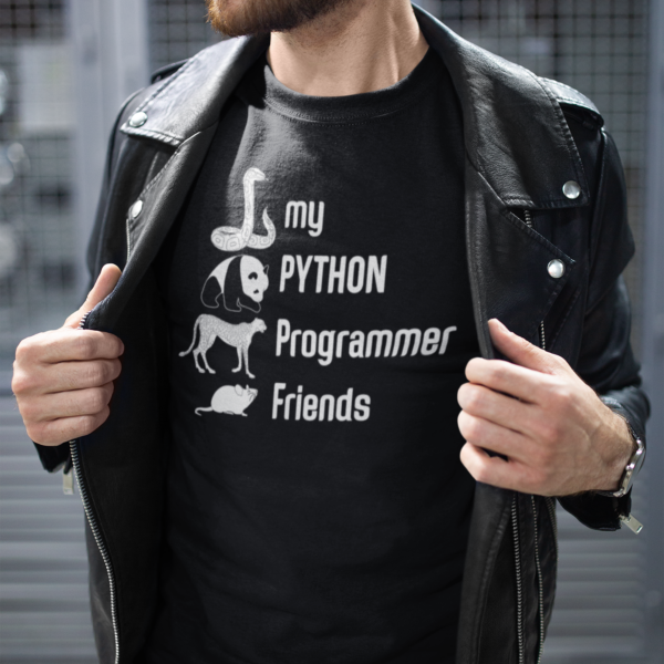 Python programmer t shirt