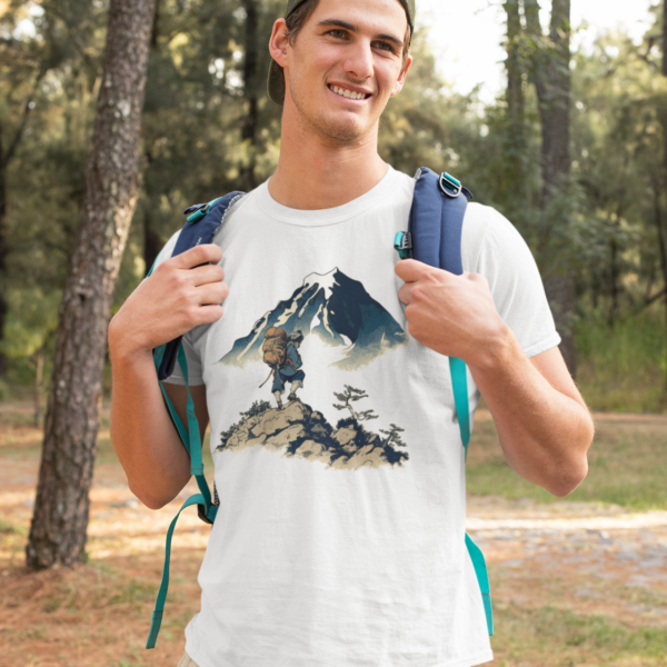 t-shirt-mockup-featuring-a-smiling-man-hiking-at-the-woods-32242